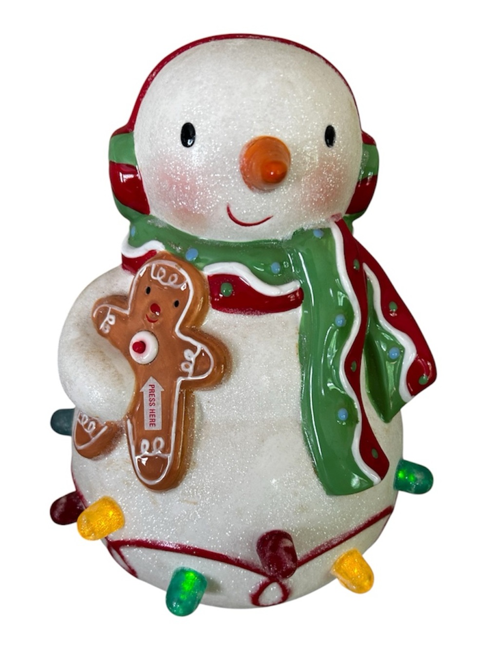 Hallmark 2010 Season's Treatings Musical Snowman figurine